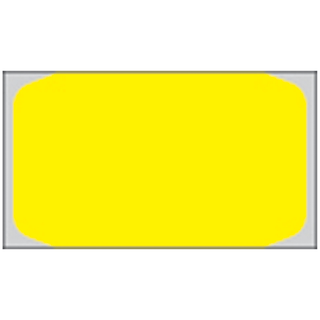 TIMEMED HEALTHCODER LABEL PRINTING SYSTEMS - Piggyback, Direct Coated Thermal Labels For 8x00 Printer, .96" x 1.6", Yellow, No "X" Tamper Cut, 3,000/rl, 6 rl/bx | Quantity - 1x BX