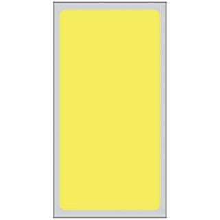 TIMEMED HEALTHCODER LABEL PRINTING SYSTEMS - Piggyback, Direct Coated Thermal Labels For 8x00 Printer, .96" x 1.6", Yellow, No "X" Tamper Cut, 3,000/rl, 6 rl/bx | Quantity - 1x BX