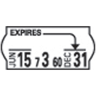 TIMEMED TX II LABELING SYSTEM - White Labels, Blank, Single Ply, Permanent Adhesive, Min. Order: 6 Rolls, 1,500/rl | Quantity - 1x RL