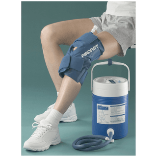 DJO AIRCAST CRYO-COMPRESSION THERAPY - KNEE - Knee Cryo Cuff & Cooler, Circumference: 15-23", Medium (028004) | Quantity - 1x EA