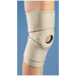PROCARE UNIVERSAL PATELLA KNEE WRAP WITH BUTTRESS - Nylon One Side Knee Wrap, Universal X-Large, Stays, Up to 25" Knee Circumference | Quantity - 1x EA