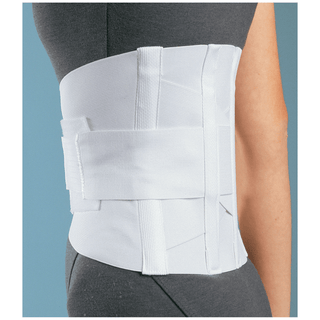 PROCARE CRISS-CROSS SUPPORT WITH COMPRESSION STRAPS - Criss-Cross Support Fits 30" - 36", White, Medium | Quantity - 1x EA