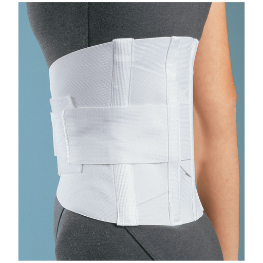 PROCARE CRISS-CROSS SUPPORT WITH COMPRESSION STRAPS - Criss-Cross Support Fits 30" - 36", White, Medium | Quantity - 1x EA