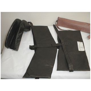 PROFEX KNEE CRUTCH CUSHIONS - Winged Knee Crutch Cushion, Standard, Conductive, Special Velcro Attachment kit, 14" x 12" | Quantity - 1x PR