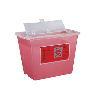 BEMIS SHARPS CONTAINERS - Sharps Container, 2 Gal, Translucent Red, 30/cs | Quantity - 1x CS