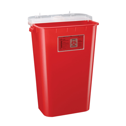 BEMIS SHARPS CONTAINERS - Sharps Container, 2 Gal, Translucent Red, 30/cs | Quantity - 1x CS