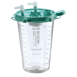 BEMIS HI-FLOW SUCTION CANISTER SYSTEM - Suction Canister, 2000cc, 48/cs | Quantity - 1x CS