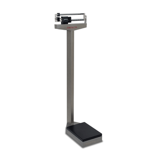 DETECTO DUAL-READING PHYSICIANS SCALE - Physician's Scale, Stainless Steel, Weigh Beam, 400 lb X 4 Oz / 175 kg X 100 G (DROP SHIP ONLY) | Quantity - 1x EA