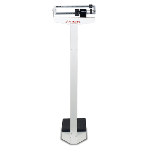 DETECTO DUAL-READING PHYSICIANS SCALE - Physician's Scale, Weigh Beam, 440 lb X 4 Oz / 200 kg X 100 G, Height Rod (DROP SHIP ONLY) | Quantity - 1x EA