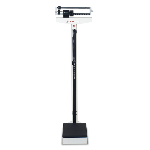 DETECTO PHYSICIANS SCALE - Physician's Scale, Weigh Beam, 450 lb X 4 Oz, Height Rod (DROP SHIP ONLY) | Quantity - 1x EA