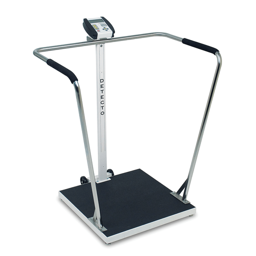 DETECTO WAIST-HIGH STAND-ON SCALE - Bariatric Scale, Digital, 1000 lb X .2 lb / 450kg X .1 kg, 24" X 24" Platform (DROP SHIP ONLY) | Quantity - 1x EA