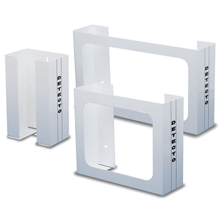 DETECTO UNIVERSAL GLOVE BOX HOLDERS - Glove Box Holder, Wall Mount, 2 Boxes, White (DROP SHIP ONLY) | Quantity - 1x EA