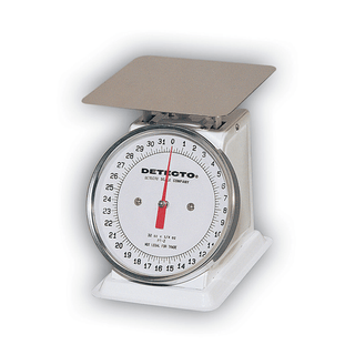 DETECTO MECHANICAL 6" DIAL TYPE PORTION SCALES - Portion Scales, Fixed Dial, Painted Finish, 16 oz x  oz (DROP SHIP ONLY) | Quantity - 1x EA