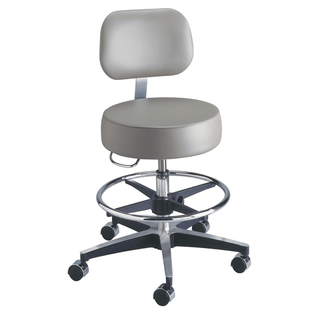BREWER CENTURY SERIES PNEUMATIC STOOL - Century Stool, Pneumatic, 17"-24", Backrest | Quantity - 1x EA