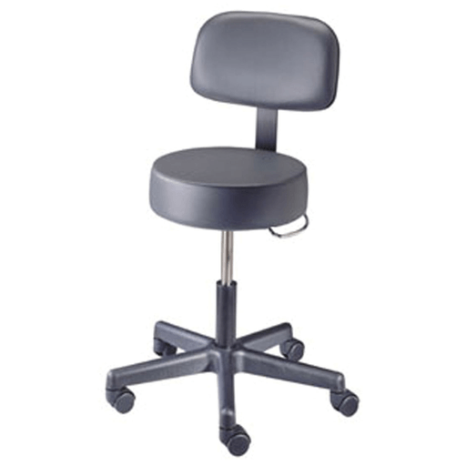 BREWER PNEUMATIC STOOL - VALUE PLUS SERIES - Value Plus Stool, Pneumatic, 17"-22", Backrest | Quantity - 1x EA