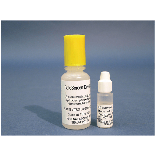 HELENA COLOSCREEN DEVELOPERS - ColoScreen FOBT Developer-15, 20 x 15mL vials/bx | Quantity - 1x BX