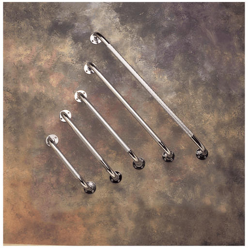 INVACARE KNURLED GRAB BARS - Grab Bar, 18" Knurled Chrome, 3/cs  | Quantity - 1x CS