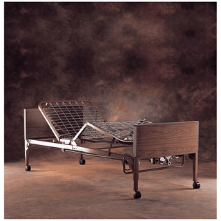 INVACARE SEMI-ELECTRIC SINGLE CRANK HI/LO BED - Semi-Electric Single Crank Hi/ Lo Bed, 2-Piece Frame/ Spring  | Quantity - 1x EA
