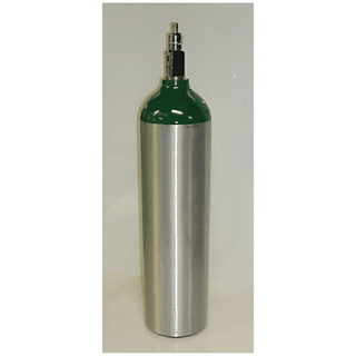 MADA EMPTY ALUMINUM OXYGEN CYLINDERS - MD (416 liters) Oxygen Cylinder, CGA-870 Post Valve, No On/ Off Lever, No Pressure Gauge (Surcharge May Apply) | Quantity - 1x EA