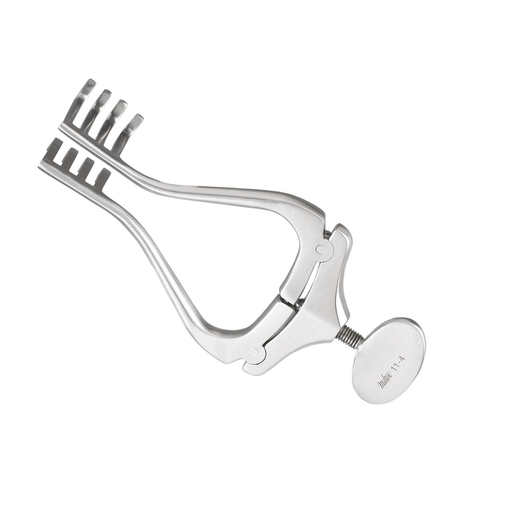 MILTEX JANSEN RETRACTOR - Jansen Retractor, 4", Spread 3", 4 x 4 Blunt Prongs 20mm Deep | Quantity - 1x EA
