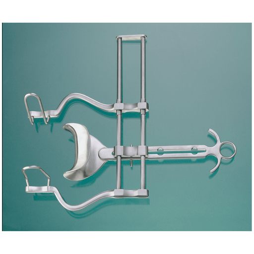 MILTEX BALFOUR RETRACTORS - Abdominal Retractor, 7" Spread, Solid Side Blades 2"D & Solid Center Blade 3" x 1"D | Quantity - 1x EA
