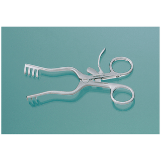 MILTEX WEITLANER RETRACTORS - Weitlaner Retractor, 5", 3 x 4 Teeth, Sharp | Quantity - 1x EA