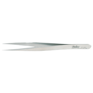 MILTEX SWISS JEWELER STYLE FORCEPS - Style 7 Jeweler Style Forceps, Micro-Fine, Curved, 4" | Quantity - 1x EA