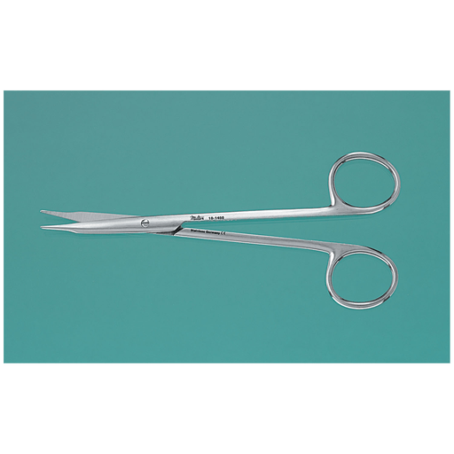 MILTEX ENT INSTRUMENTS - Miltex Stitch Scissors, Curved, Sharp Pointed Tips, Ribbon Style Handles, 3 2/3" | Quantity - 1x EA