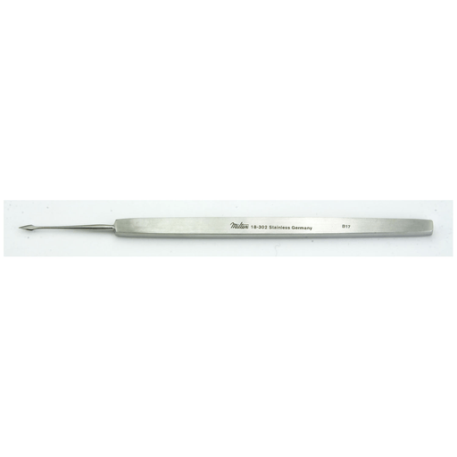 MILTEX WALTER CORNEAL SPUD - Walter Corneal Spud, 4 5/8", Straight Blade 4mm | Quantity - 1x EA