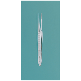MILTEX EYE DRESSING FORCEPS - Eye Dressing Forceps, 4" Full Curved, Delicate, 0.5mm Wide Tips | Quantity - 1x EA