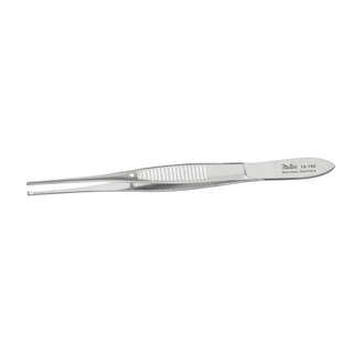 MILTEX IRIS TISSUE FORCEPS - Tissue Forceps, 4" Straight, Standard, 0.8mm Wide Tips | Quantity - 1x EA