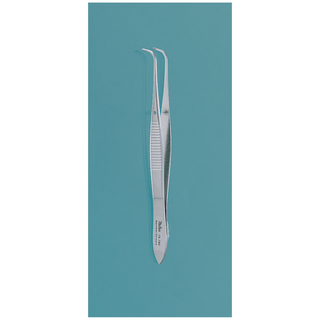 MILTEX IRIS TISSUE FORCEPS - Tissue Forceps, 4" Straight, Standard, 0.8mm Wide Tips | Quantity - 1x EA