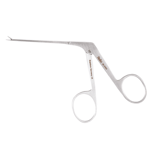 MILTEX MICRO ALLIGATOR EAR FORCEPS - Ear Forceps, Serrated Jaws 0.8mm Wide, Ebony Finish | Quantity - 1x EA