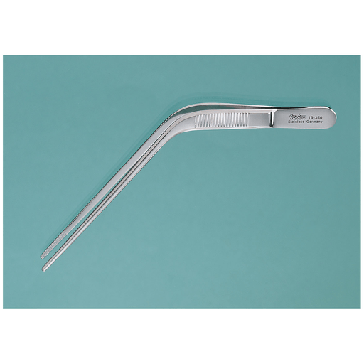 MILTEX WILDE EAR FORCEPS - Ear Forceps, 5", Cross Action, Angular, Serrated Tips | Quantity - 1x EA