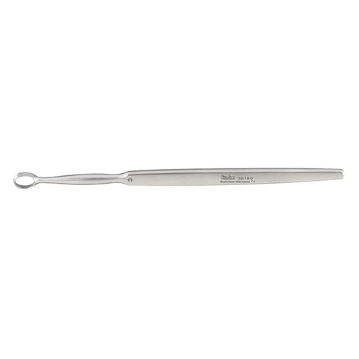 MILTEX PIFFARD DERMAL CURETTES - Dermal Curette, Size 1, 5" Oval Narrow Handles | Quantity - 1x EA