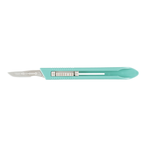 MILTEX STAINLESS STEEL DISPOSABLE SAFETY SCALPEL - #15 Scalpel, 10/bx | Quantity - 1x BX