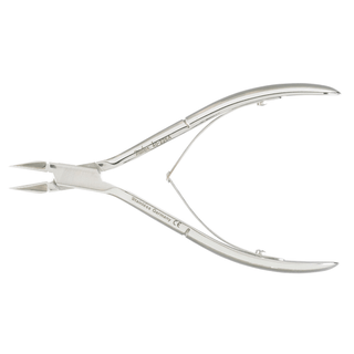 MILTEX NAIL NIPPERS - Nail Nipper, 5", Stainless, Angled Concave Jaws, Double Spring | Quantity - 1x EA