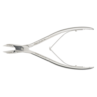 MILTEX NAIL NIPPERS - Nail Nipper, 5", Stainless, Angled Concave Jaws, Double Spring | Quantity - 1x EA