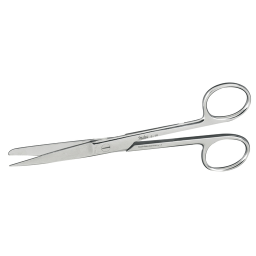 MILTEX STANDARD PATTERN OPERATING SCISSORS - Operating Scissors, 4", Sharp-Sharp Points, Straight | Quantity - 1x EA