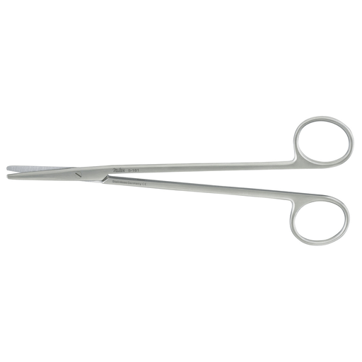 MILTEX METZENBAUM SCISSORS - Metzenbaum Scissors, 5" Straight, Delicate, Carb-N-Sert, Sharp Points | Quantity - 1x EA