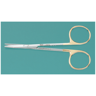 MILTEX ENT INSTRUMENTS - Miltex Stitch Scissors, Curved, Sharp Pointed Tips, Ribbon Style Handles, 3 2/3" | Quantity - 1x EA