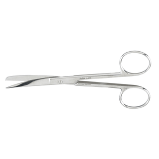 MILTEX PLASTIC SURGERY SCISSORS - Surgery Scissors, 4" Curved, Blunt-Blunt Points, Serrated Blade | Quantity - 1x EA