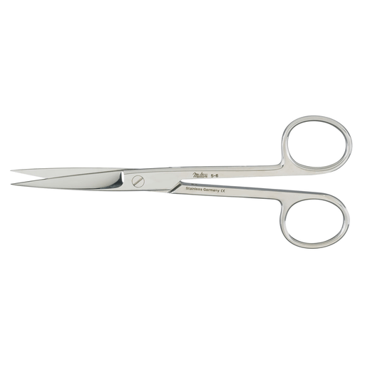 MILTEX STANDARD PATTERN OPERATING SCISSORS - Operating Scissors, 4", Sharp-Sharp Points, Straight | Quantity - 1x EA