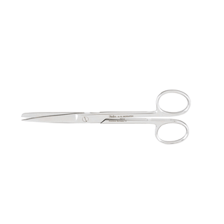 MILTEX SERRATEX OPERATING SCISSORS - Operating Scissors, 5", Sharp-Blunt Points, Curved | Quantity - 1x EA