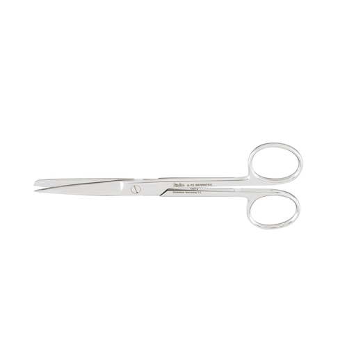 MILTEX SERRATEX OPERATING SCISSORS - Operating Scissors, 5", Sharp-Blunt Points, Curved | Quantity - 1x EA