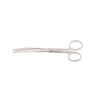 MILTEX LIGHTWEIGHT OPERATING SCISSORS - Operating Scissors, 5", Sharp-Blunt Points, Curved | Quantity - 1x EA