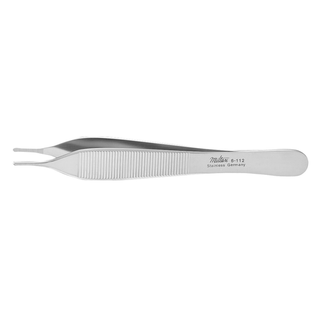 MILTEX HUDSON (EWALD) FORCEPS - Hudson Forceps, 4", Dressing, Serrated | Quantity - 1x EA