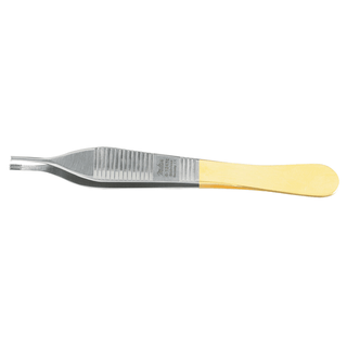 MILTEX BROWN-ADSON TISSUE FORCEPS - Tissue Forceps, 4", Cross Serrated Typing Platform, Carb-N-Sert | Quantity - 1x EA