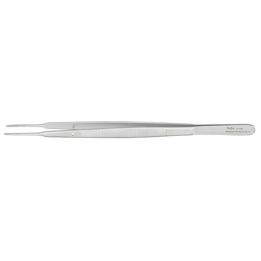MILTEX GERALD FORCEPS - Gerald Forceps, 7", Dressing, Straight, Serrated | Quantity - 1x EA