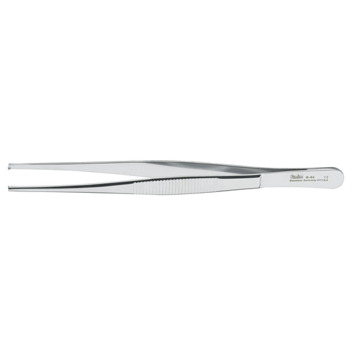 MILTEX TISSUE FORCEPS - Tissue Forceps, 4", 1x2 Teeth, Delicate, Fluted Handles | Quantity - 1x EA